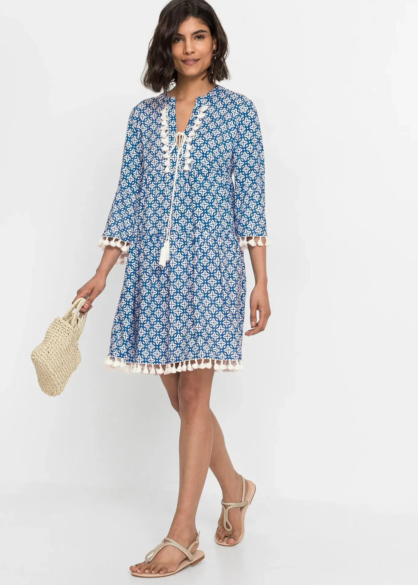Robe-tunique en viscose douce