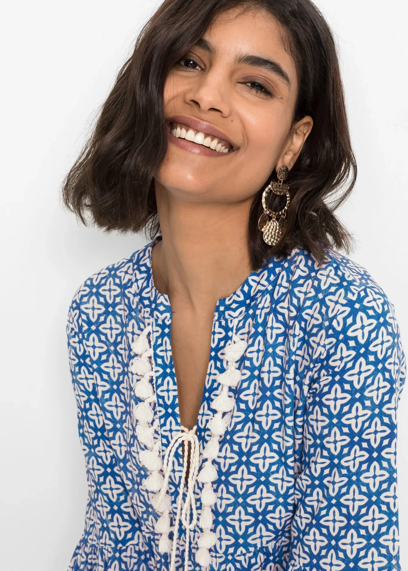 Robe-tunique en viscose douce