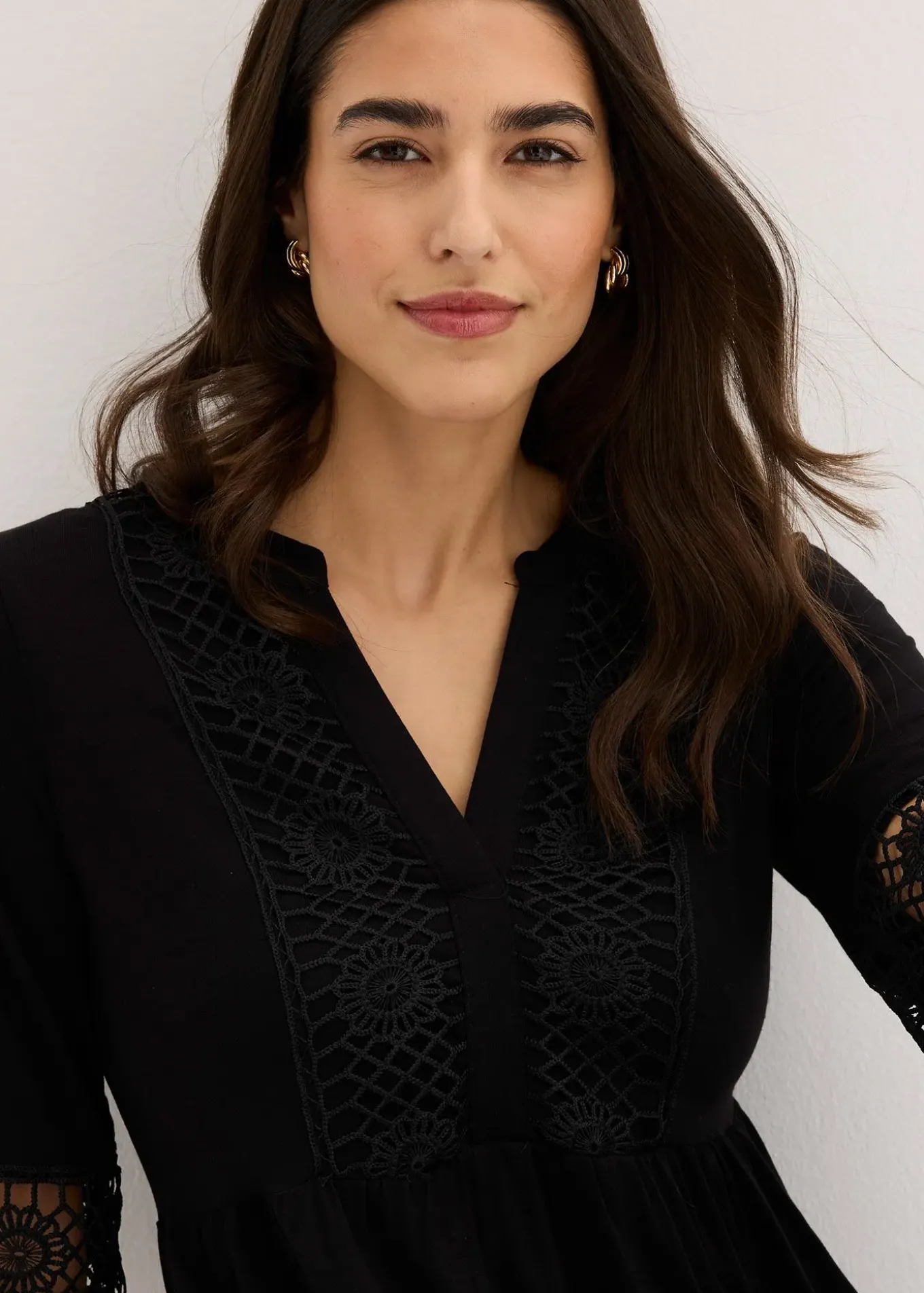 Robe-tunique en viscose douce