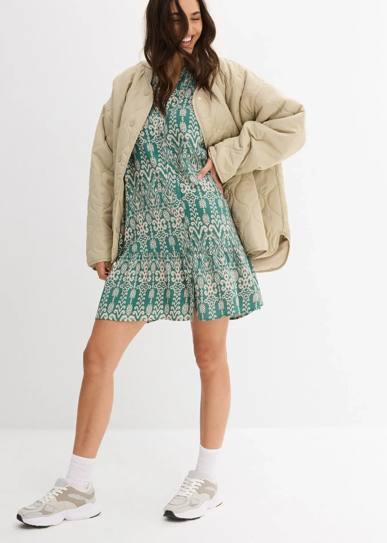 Robe-tunique en viscose douce