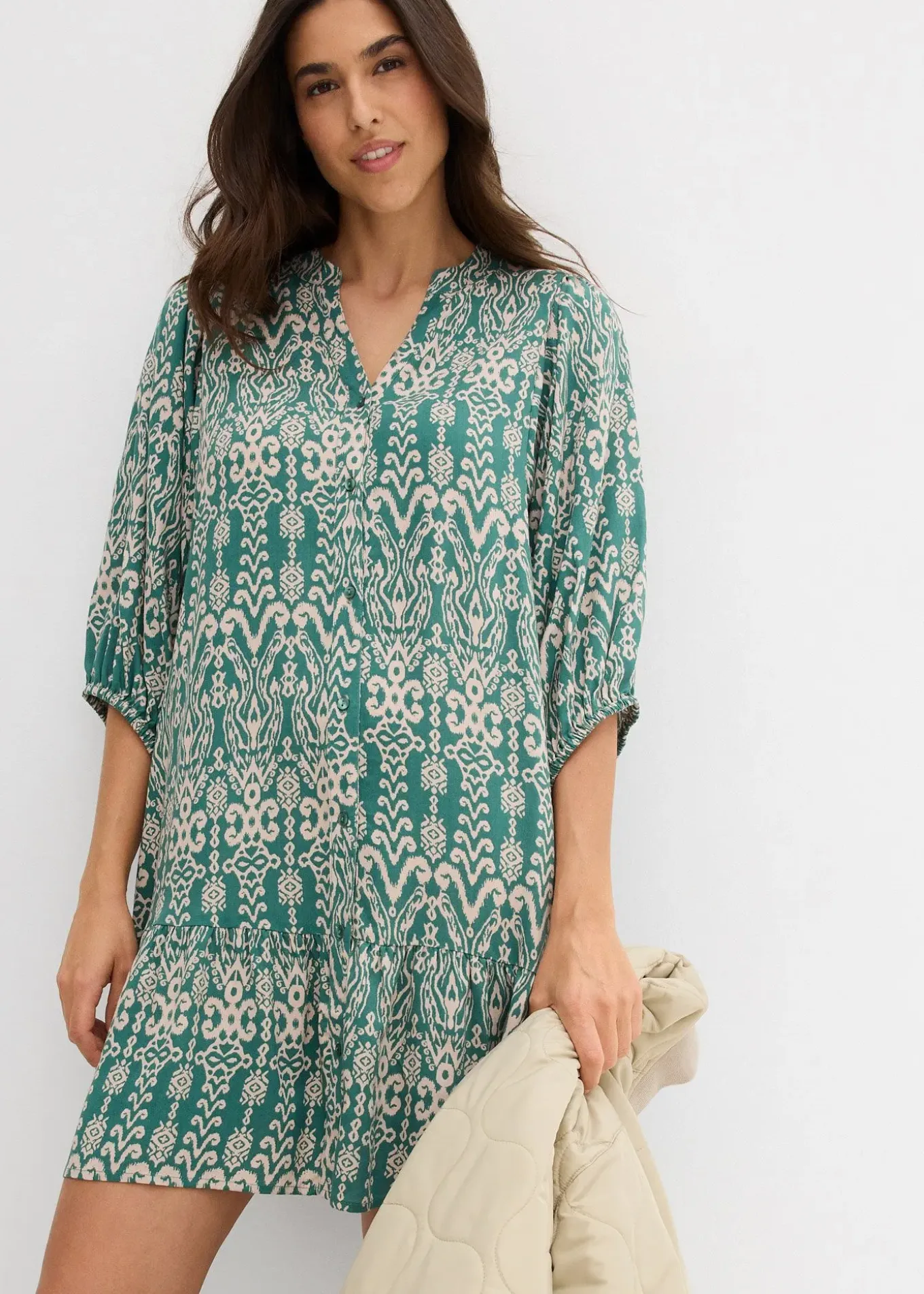 Robe-tunique en viscose douce