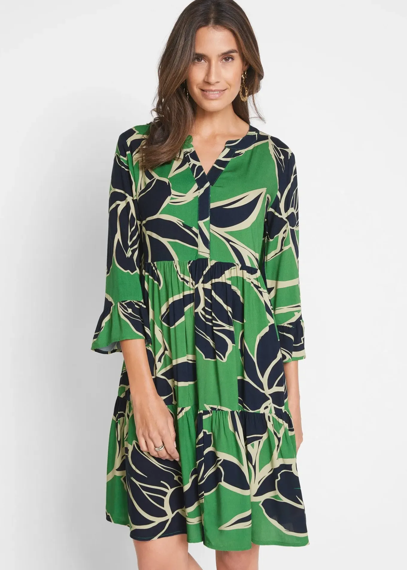 Robe-tunique en viscose fluide