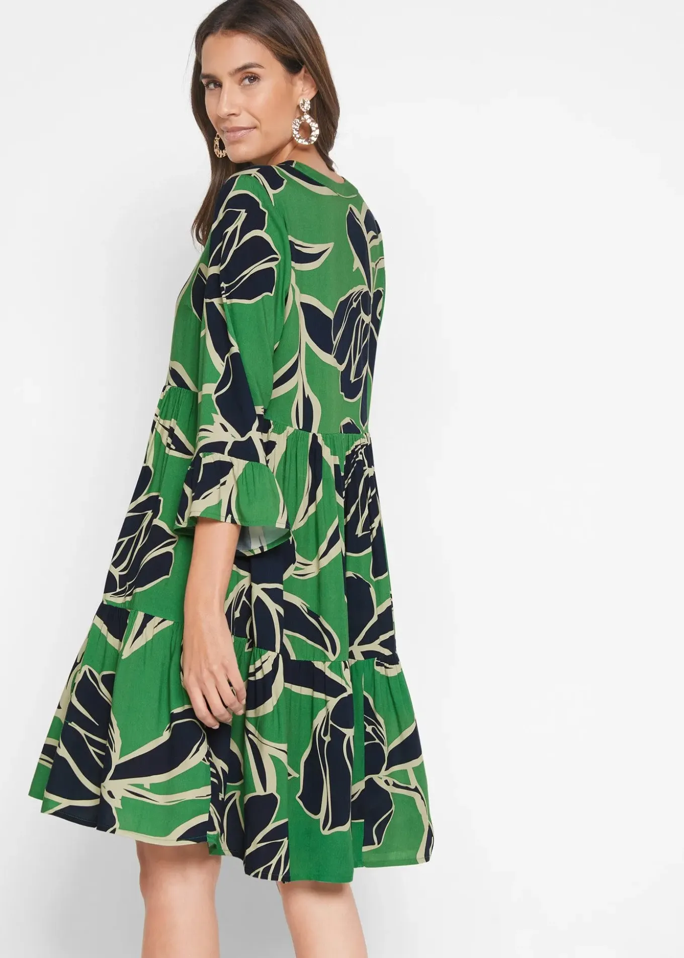 Robe-tunique en viscose fluide