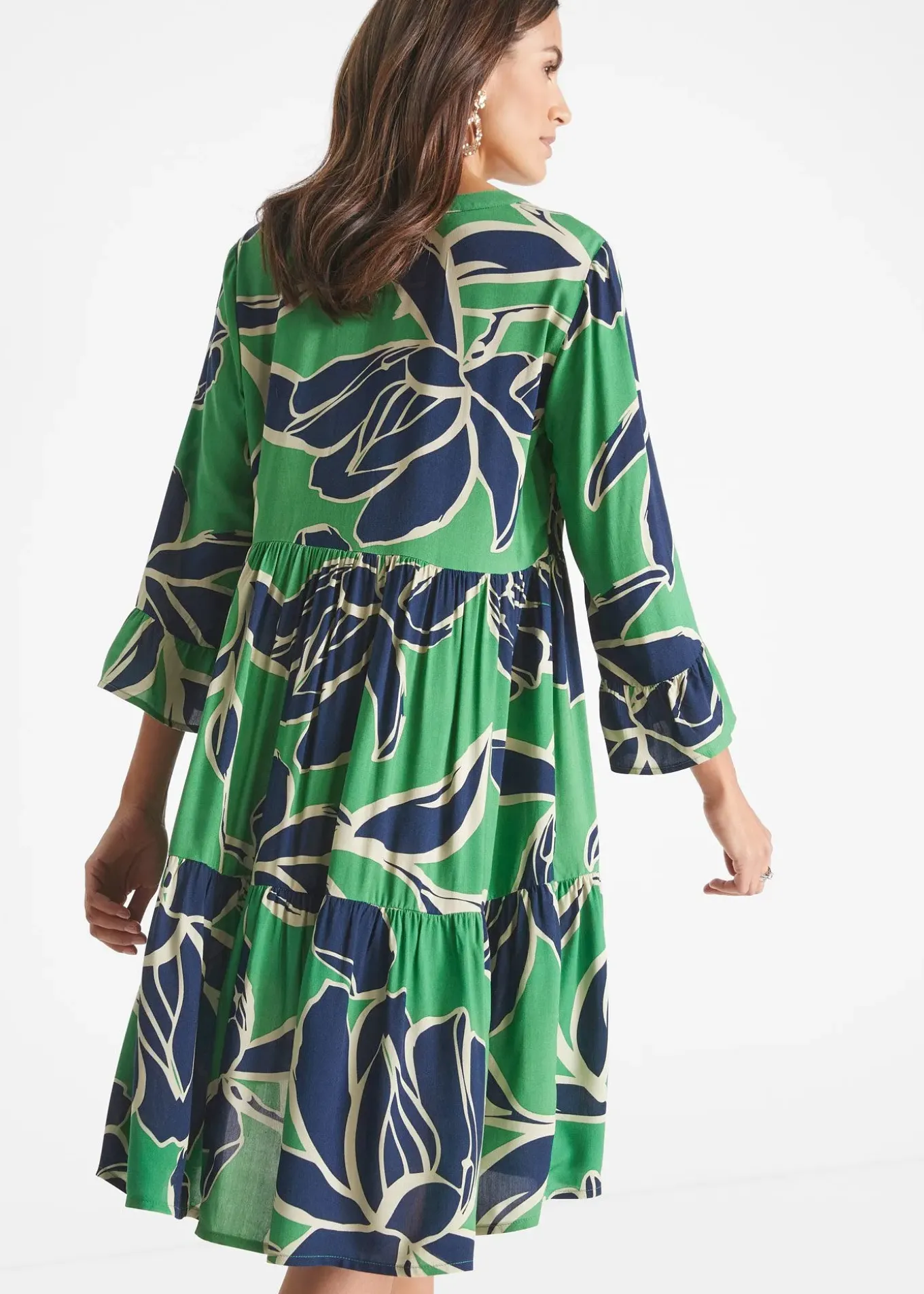 Robe-tunique en viscose fluide