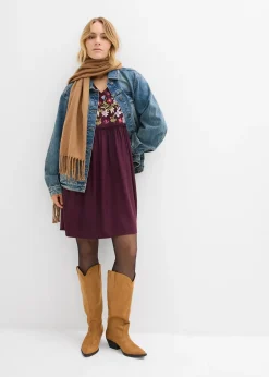 Robe-tunique en viscose fluide