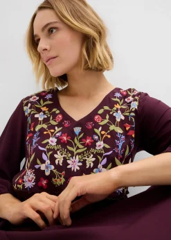 Robe-tunique en viscose fluide