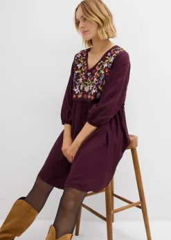 Robe-tunique en viscose fluide