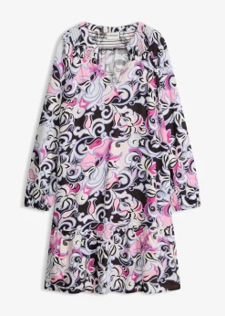 Robe-tunique en viscose fluide