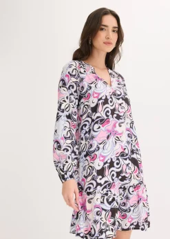 Robe-tunique en viscose fluide