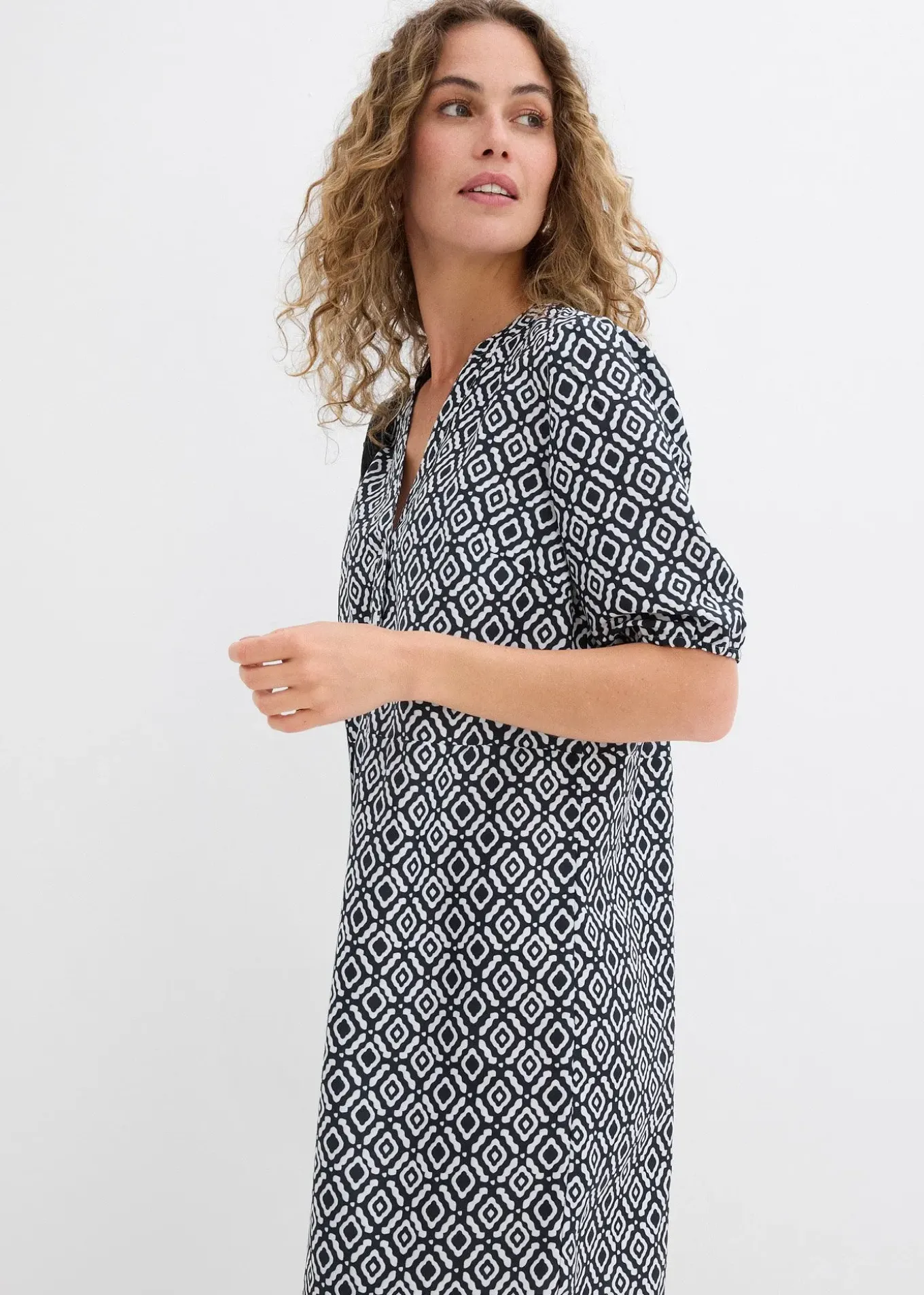 Robe-tunique en viscose fluide