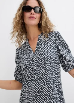 Robe-tunique en viscose fluide