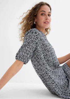 Robe-tunique en viscose fluide