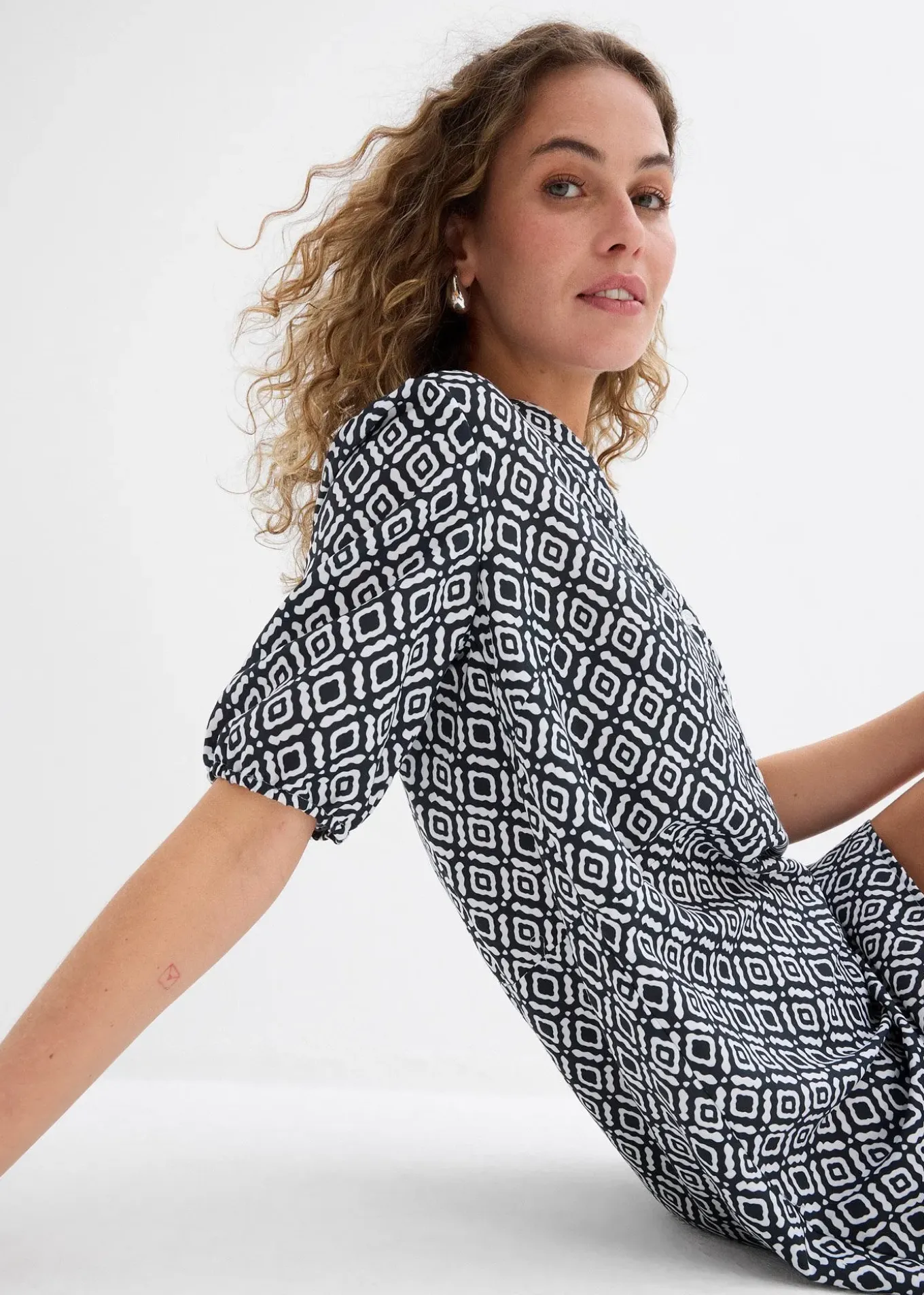 Robe-tunique en viscose fluide