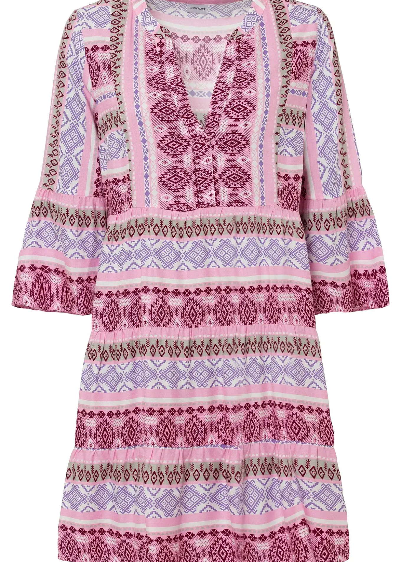 Robe-tunique en viscose fluide