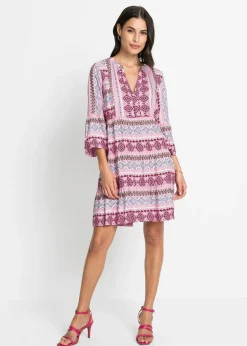 Robe-tunique en viscose fluide