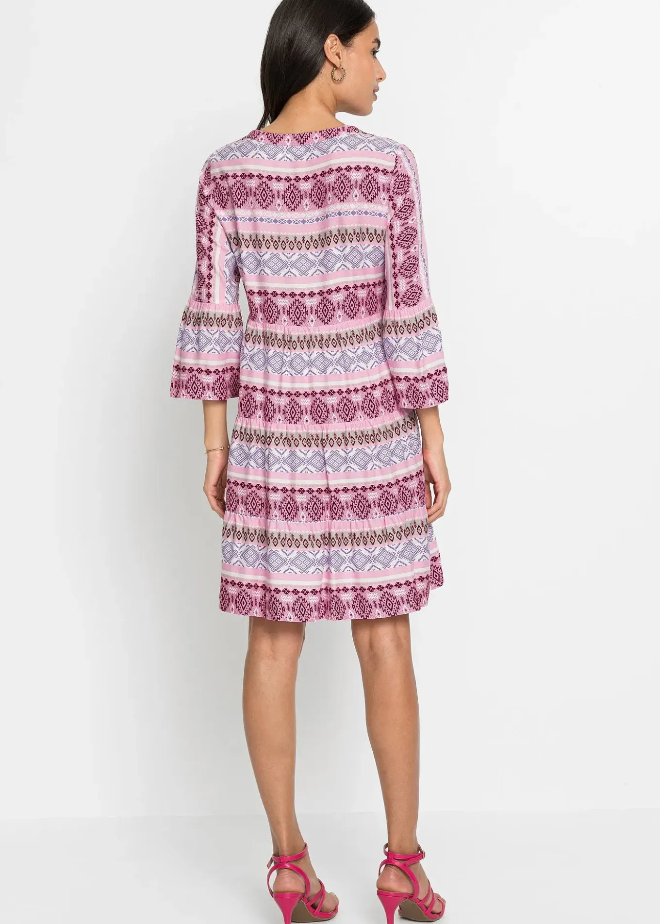 Robe-tunique en viscose fluide