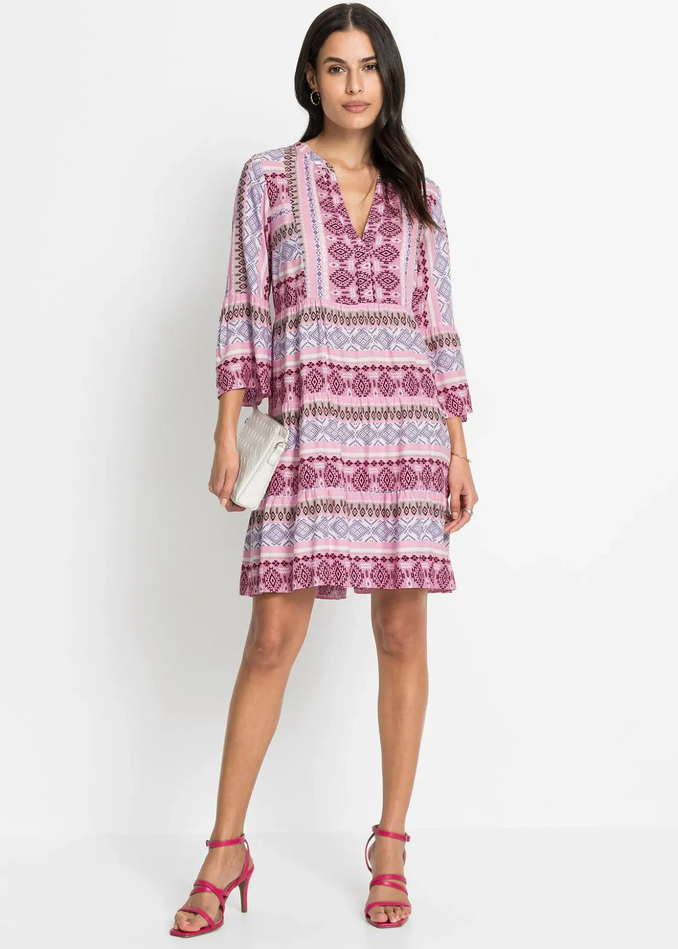 Robe-tunique en viscose fluide