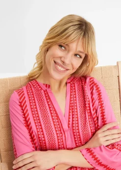 Robe-tunique en viscose fluide