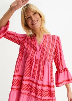 Robe-tunique en viscose fluide