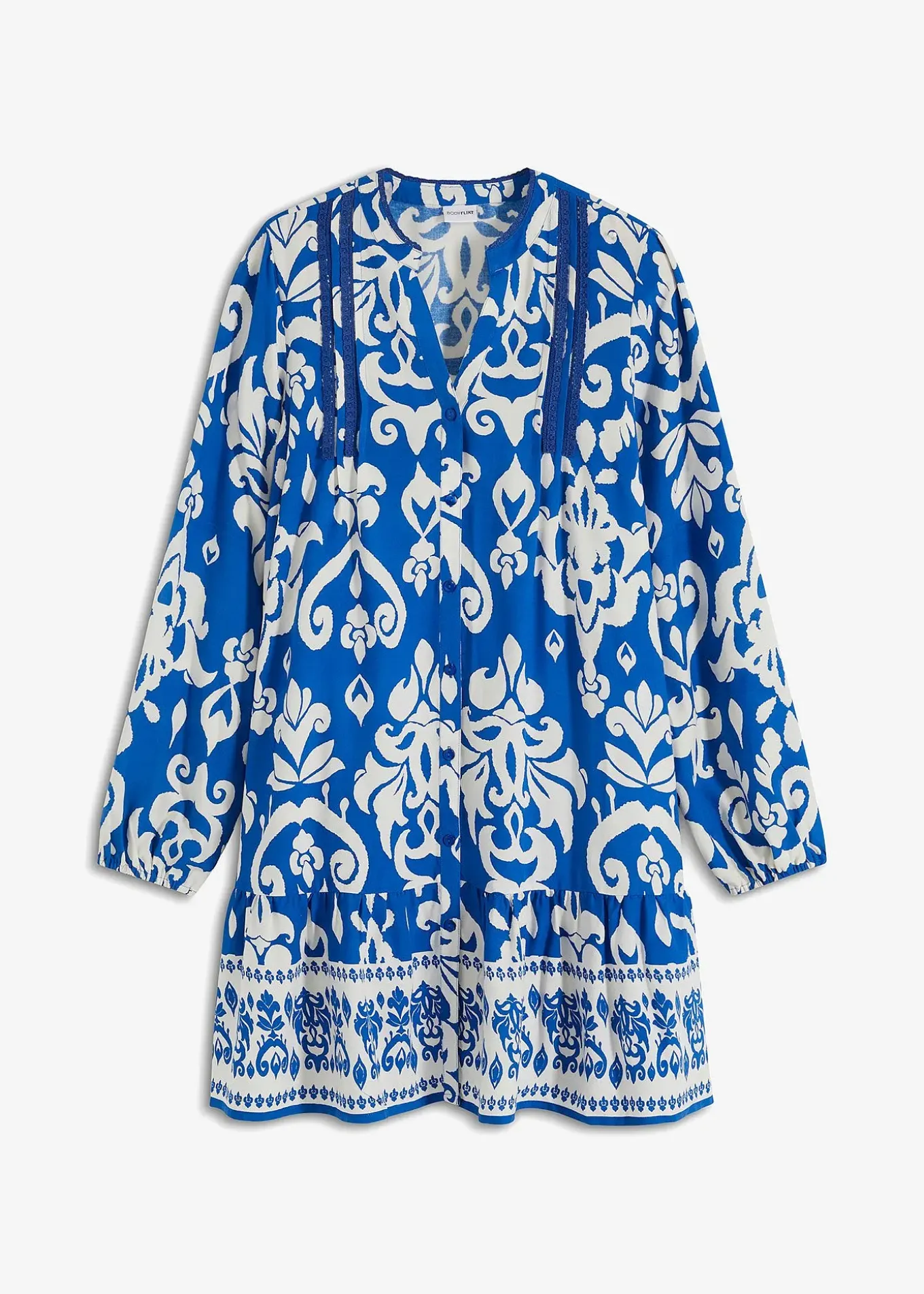 Robe-tunique en viscose fluide