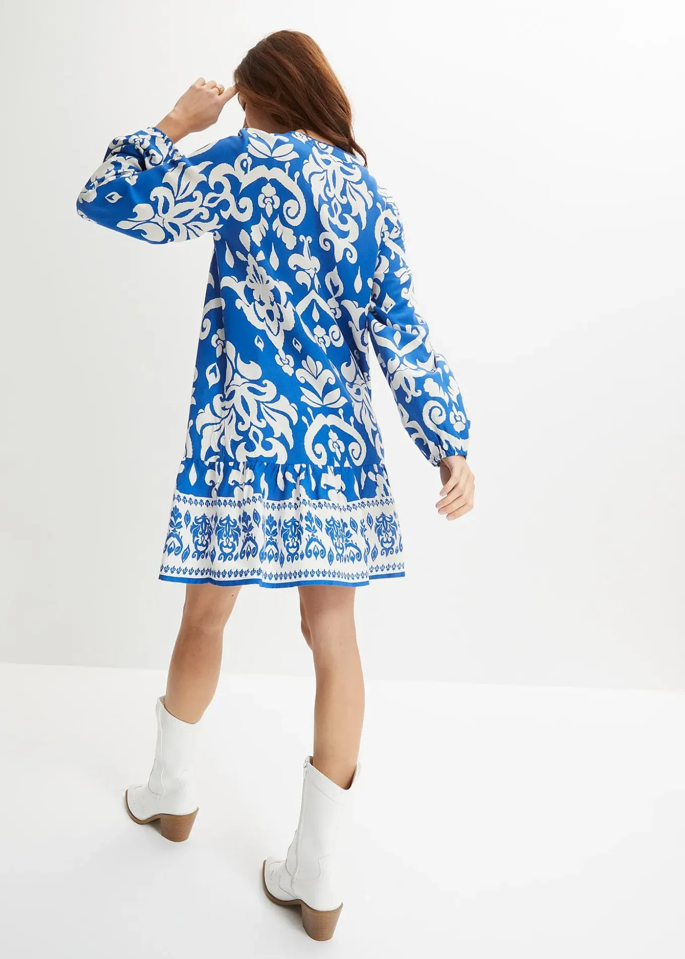 Robe-tunique en viscose fluide