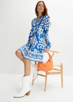 Robe-tunique en viscose fluide