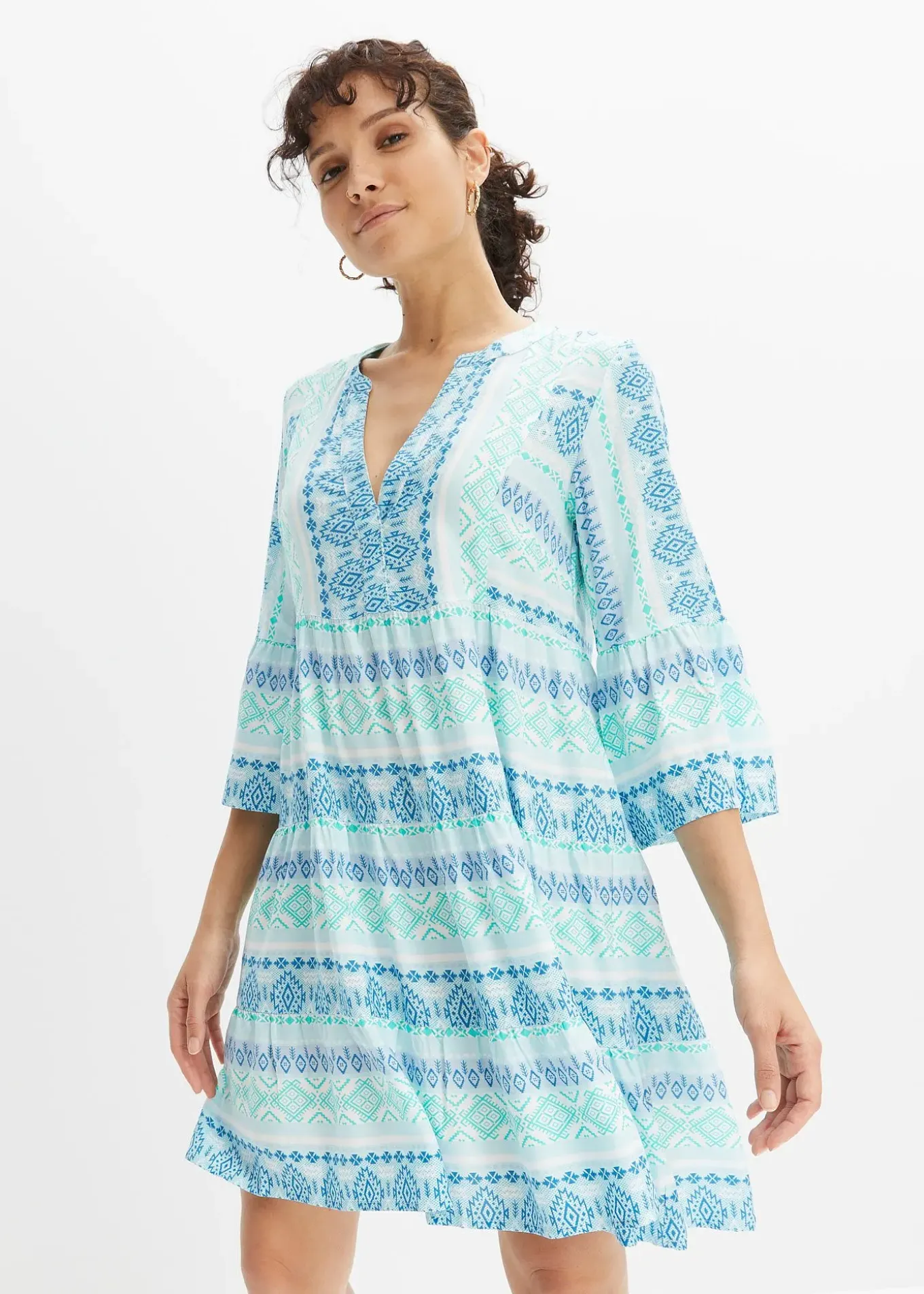 Robe-tunique en viscose fluide