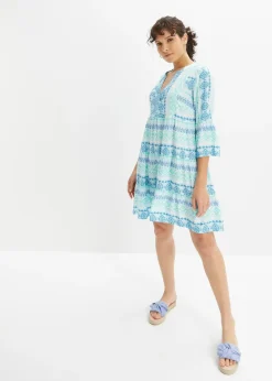 Robe-tunique en viscose fluide