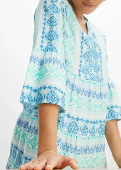 Robe-tunique en viscose fluide