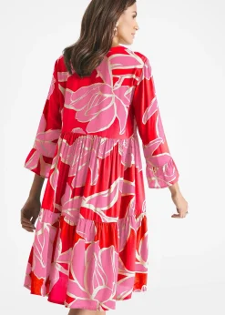 Robe-tunique en viscose fluide