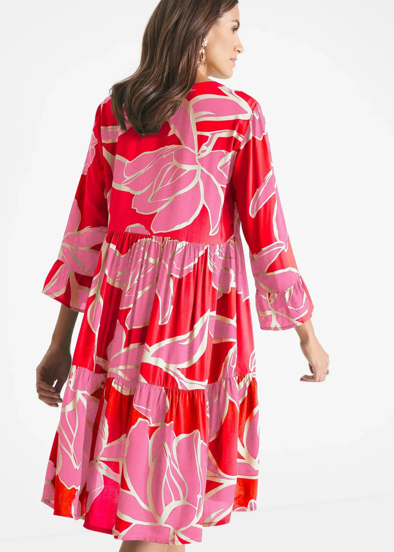 Robe-tunique en viscose fluide