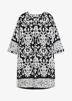 Robe-tunique en viscose fluide