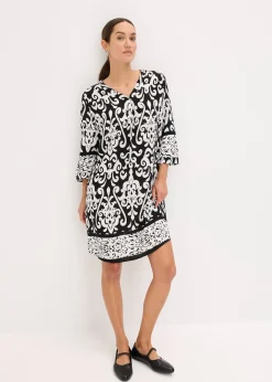 Robe-tunique en viscose fluide