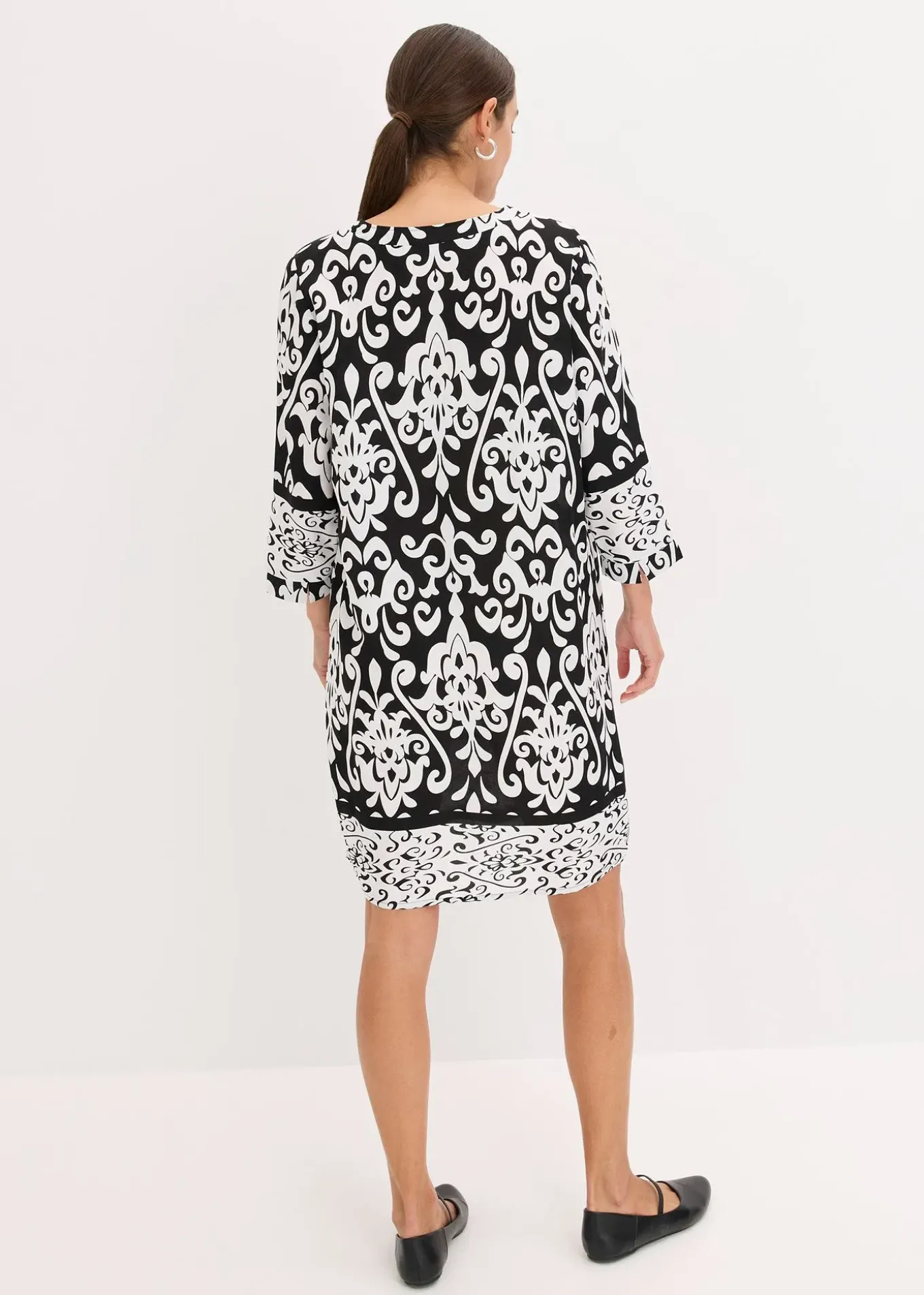 Robe-tunique en viscose fluide