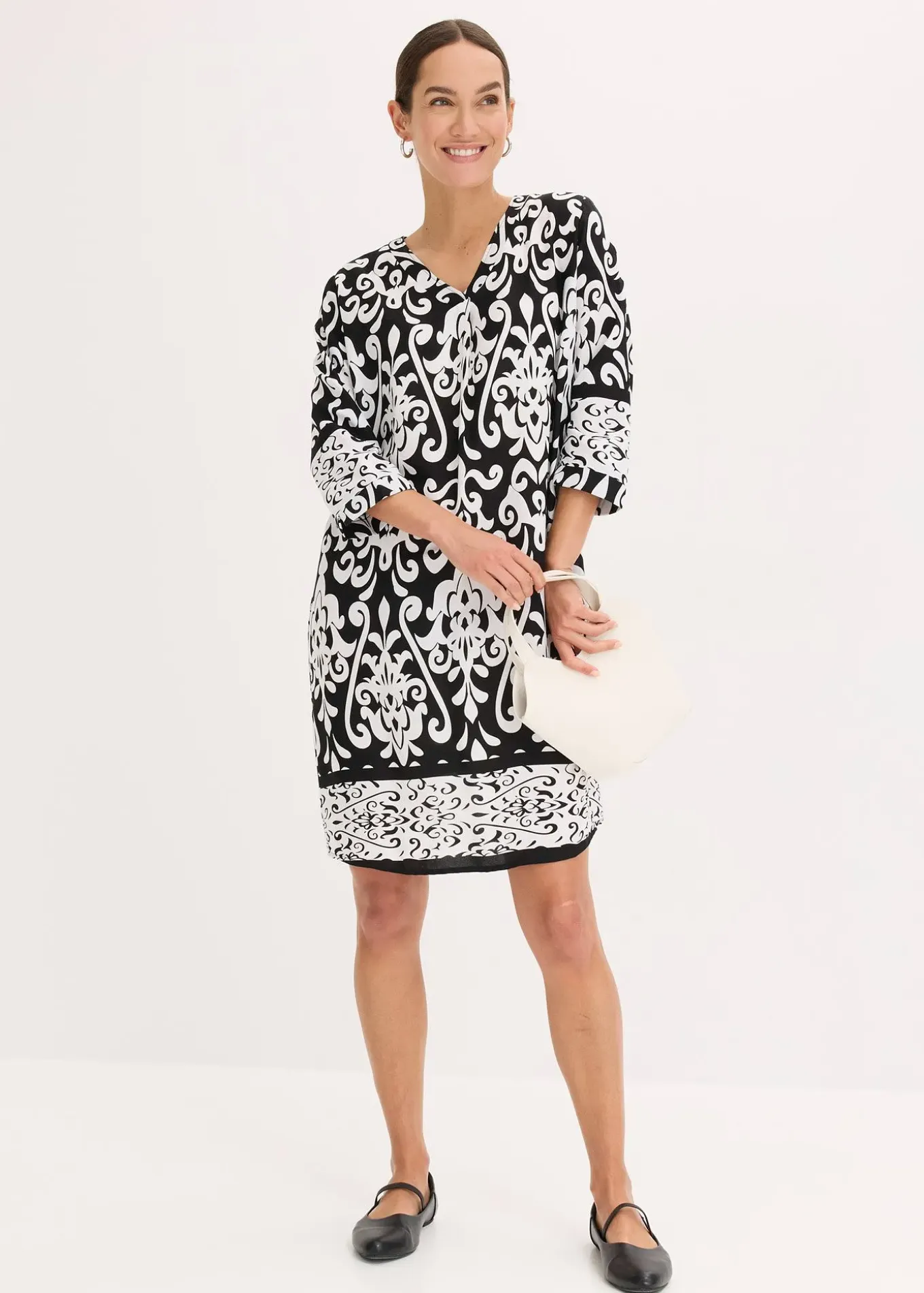 Robe-tunique en viscose fluide