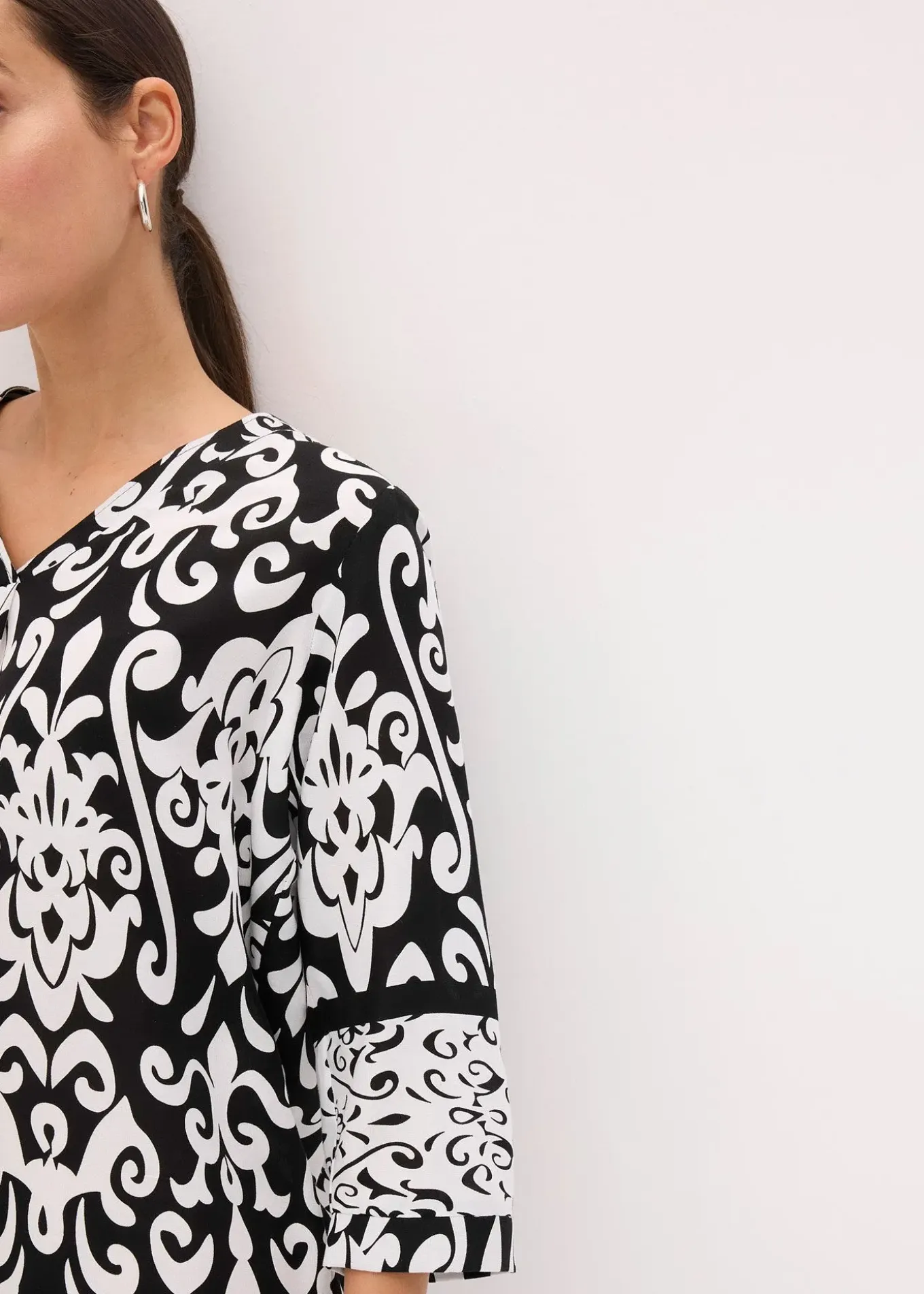 Robe-tunique en viscose fluide