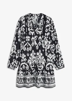 Robe-tunique en viscose fluide