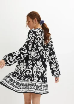 Robe-tunique en viscose fluide