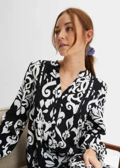 Robe-tunique en viscose fluide