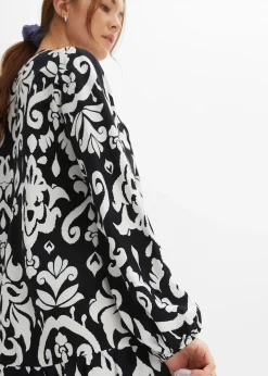 Robe-tunique en viscose fluide