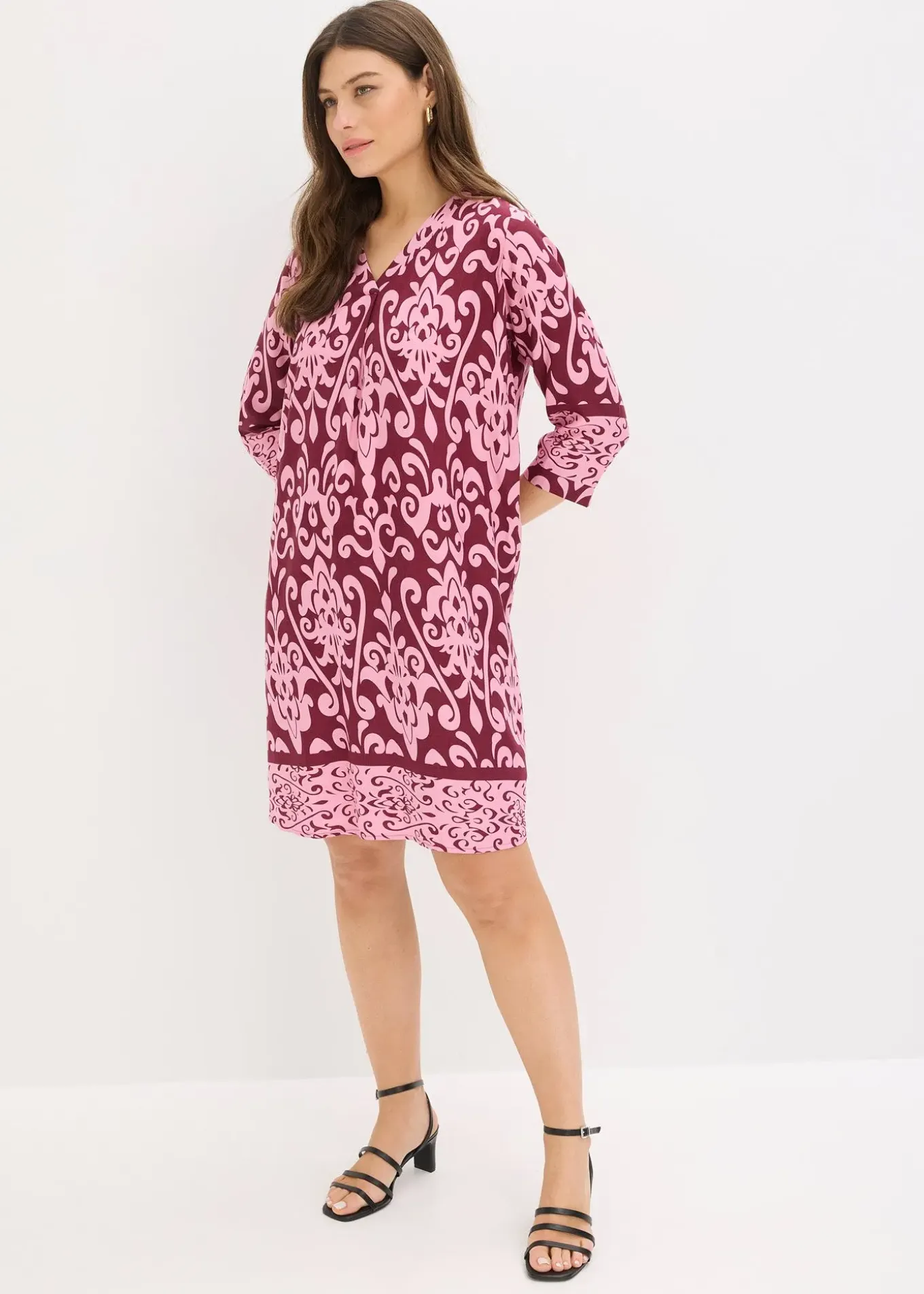 Robe-tunique en viscose fluide
