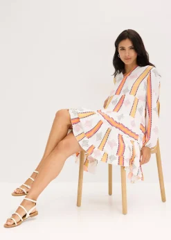 Robe-tunique en viscose fluide