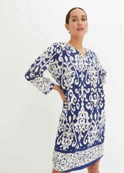 Robe-tunique en viscose fluide