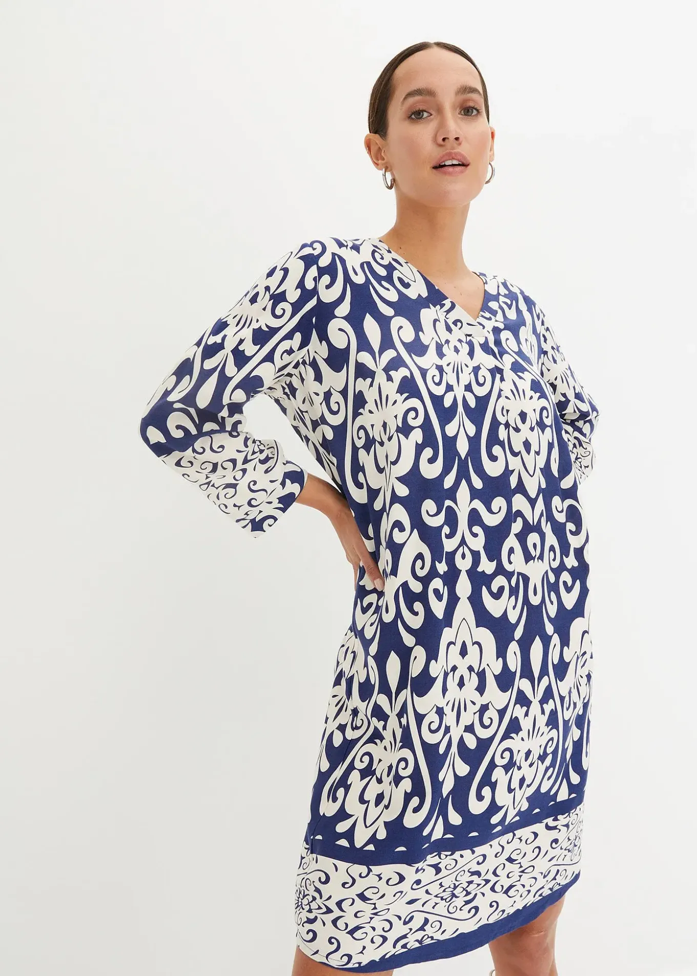 Robe-tunique en viscose fluide