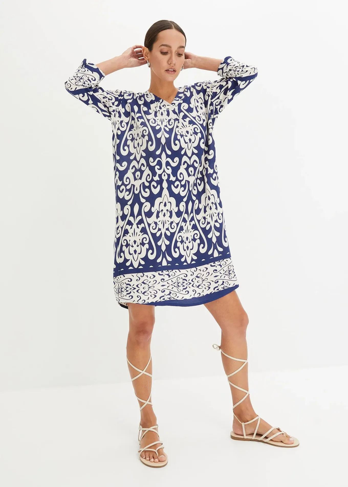 Robe-tunique en viscose fluide