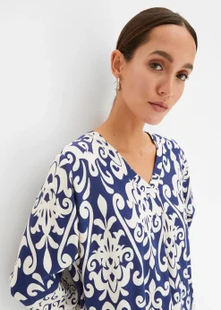 Robe-tunique en viscose fluide