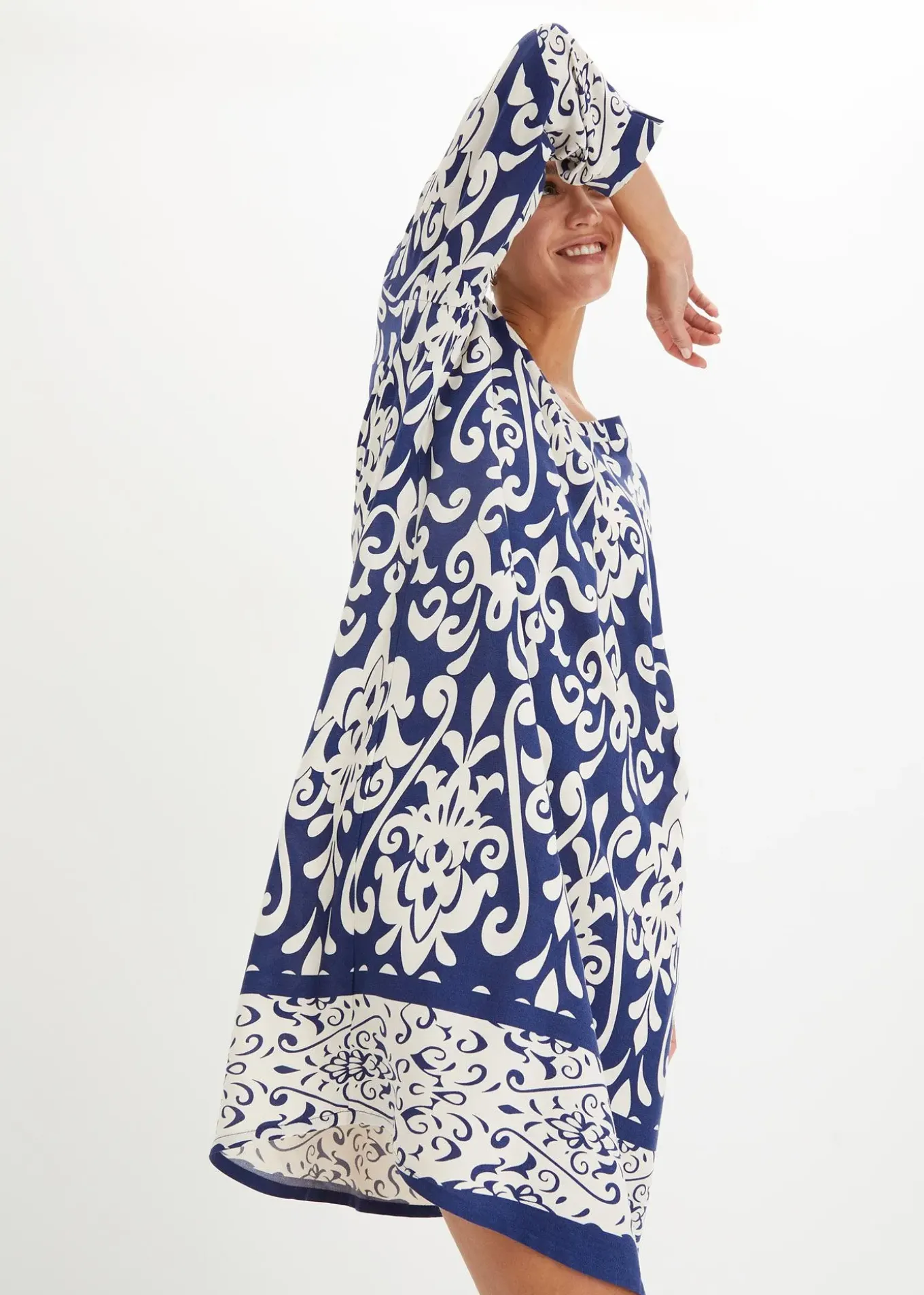 Robe-tunique en viscose fluide