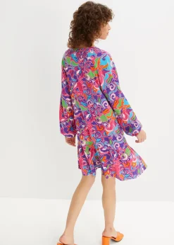 Robe-tunique en viscose fluide