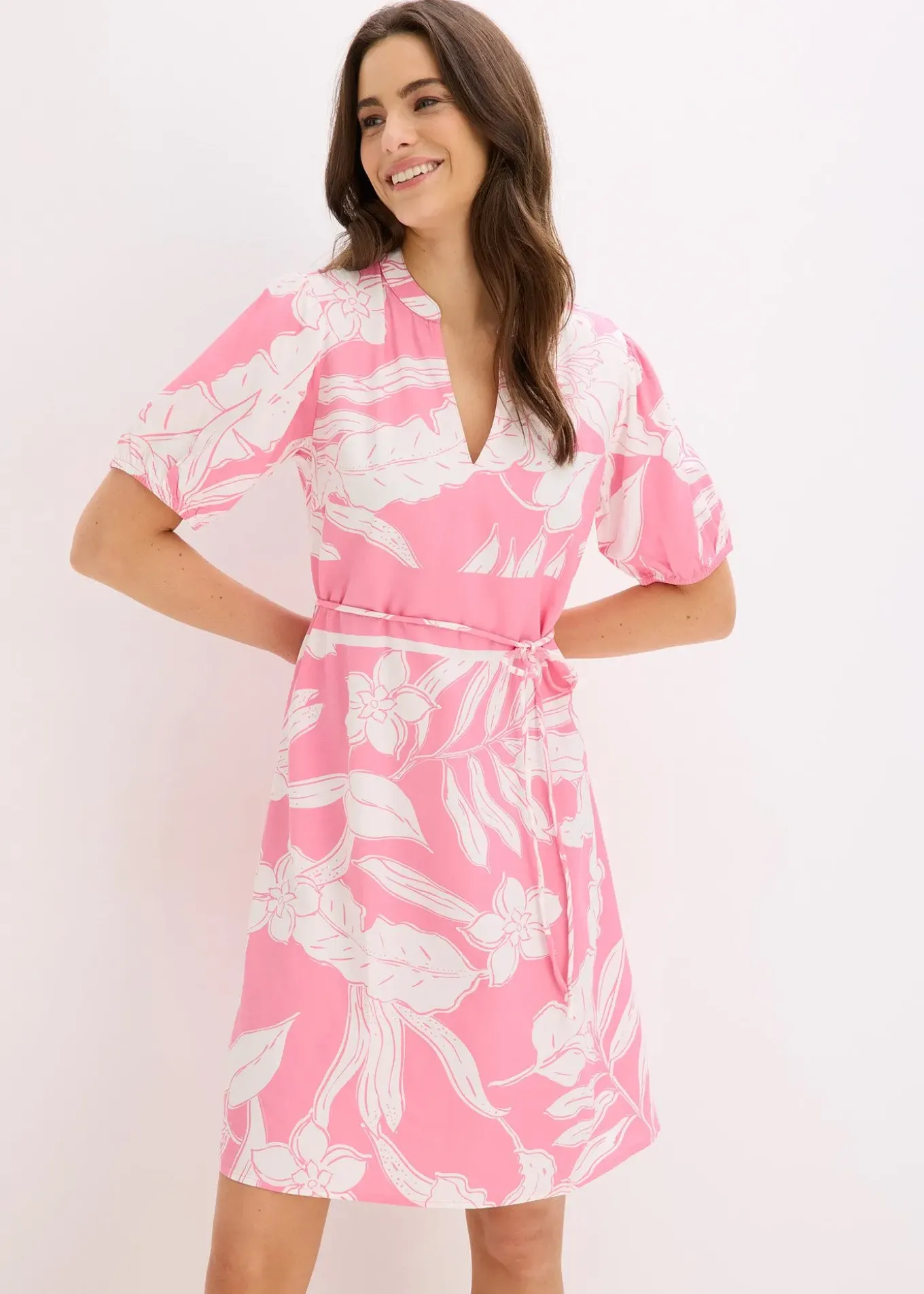 Robe-tunique en viscose fluide