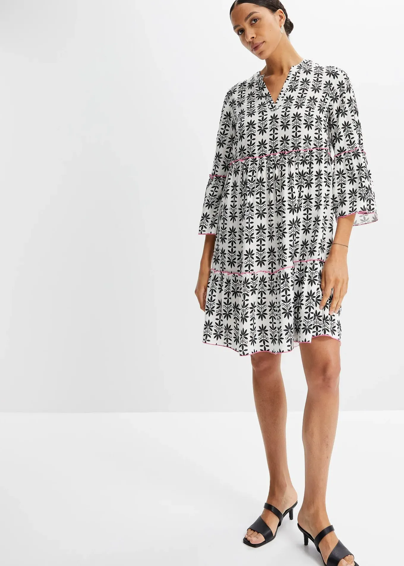 Robe-tunique en viscose fluide